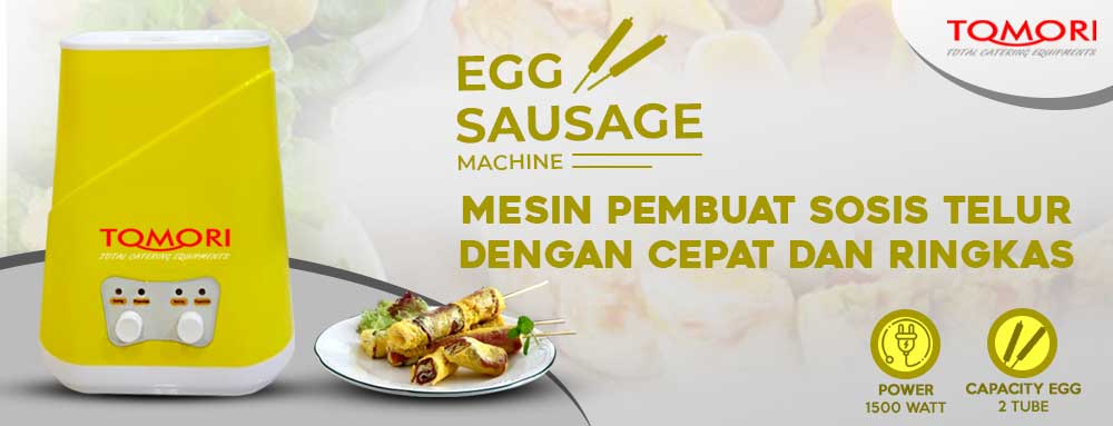 Mesin pembuat sosis telur dengan cepat dan ringkas